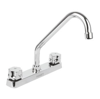 Mezcladora 8" Fregadero, ABS Cuello Largo Hexagonal