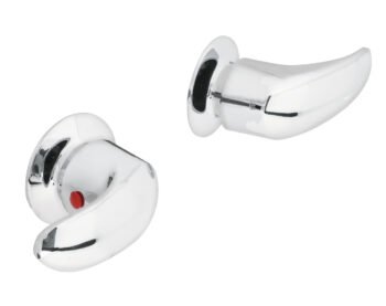 Juego de Manerales de Palanca para Regadera Cromo