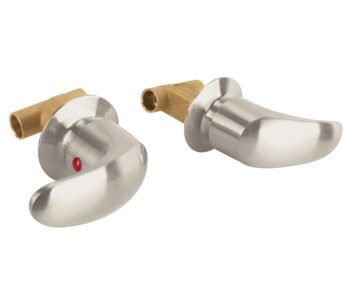 Juego de Manerales de Palanca para Regadera Satín