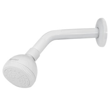 Regadera Plástica Redonda 2-1/2" Blanca