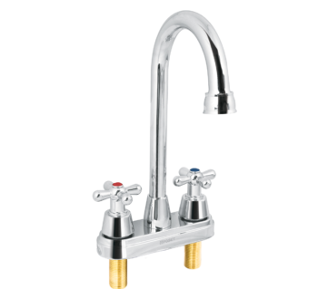 Mezcladora Lavabo 4" Cromo, Tipo Bar