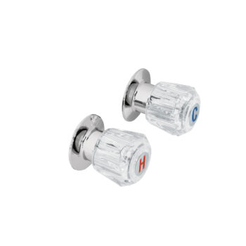 Juego De 2 Manerales Acrílico Transparente