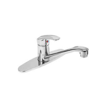 Monomando Fregadero ABS Cuello Recto