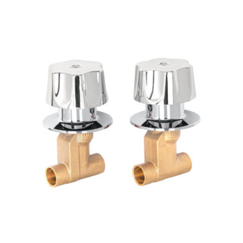 Juego LLaves Empotrar Soldables Maneral Metálico