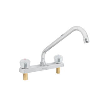 Mezcladora 8" Fregadero Cromo Cuello Largo