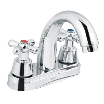 Mezcladora lavabo 4" Nariz Curva